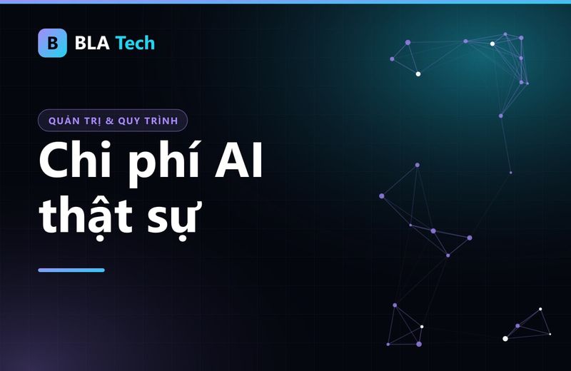 Ảnh bìa bài viết: AI giúp tối ưu chi phí ở đâu? Cách tính chi phí token và quy trình trước khi triển khai